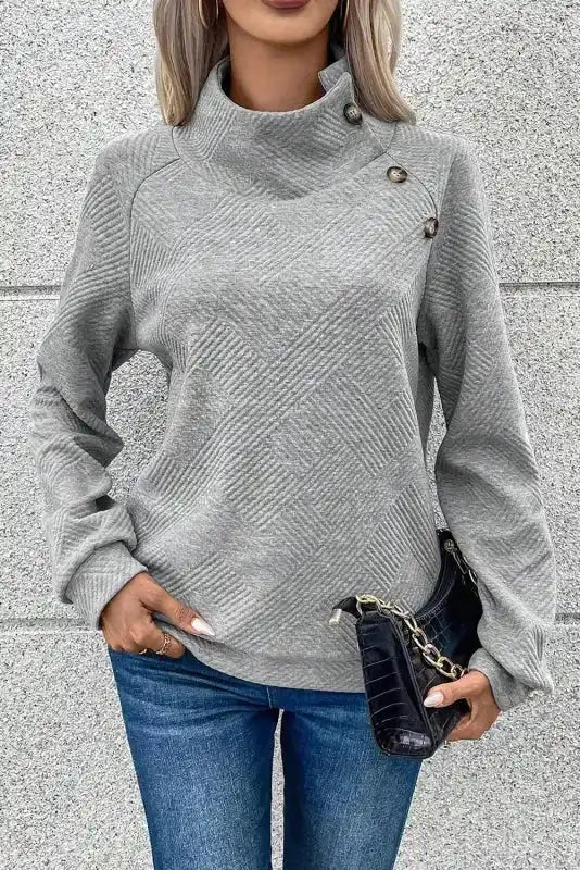 Gray Kangaroo Pocket Drawstring Hooded Mini Dress