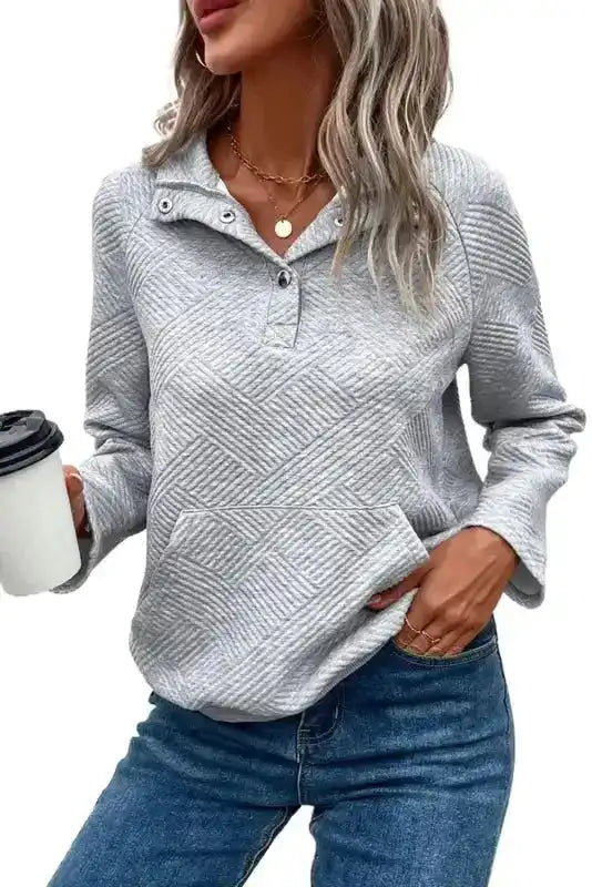 Gray Kangaroo Pocket Drawstring Hooded Mini Dress