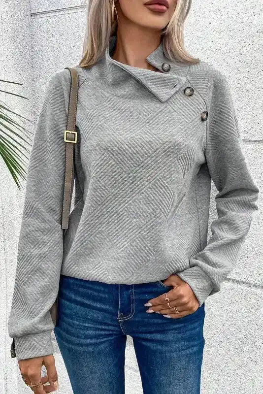 Gray Kangaroo Pocket Drawstring Hooded Mini Dress