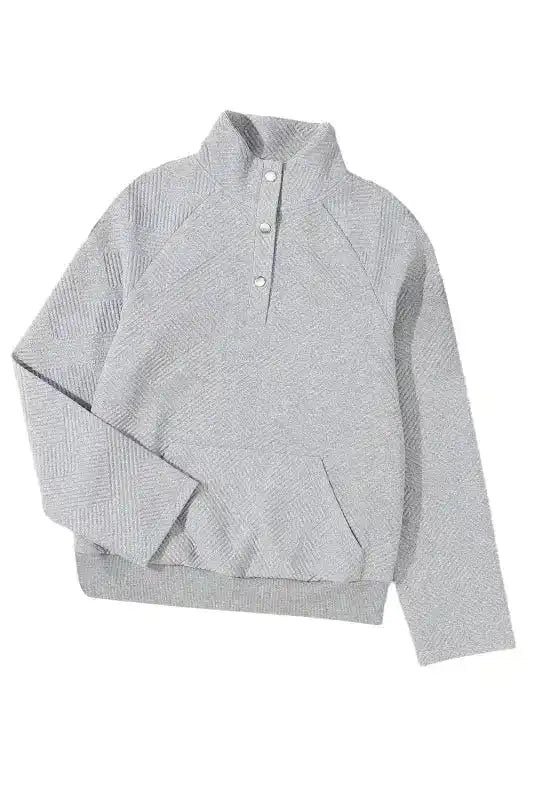 Gray Kangaroo Pocket Drawstring Hooded Mini Dress