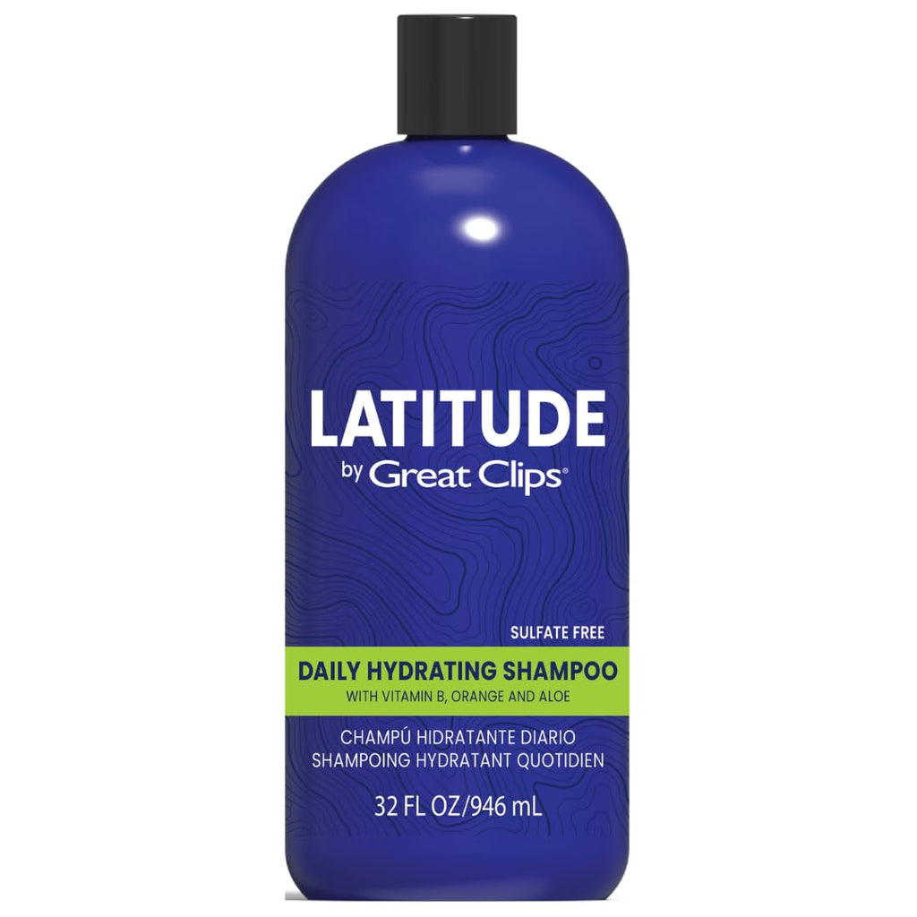 GREAT CLIPS Latitude Daily Hydrating Shampoo – Full, Healthy Hair for All Hair Types | 32oz