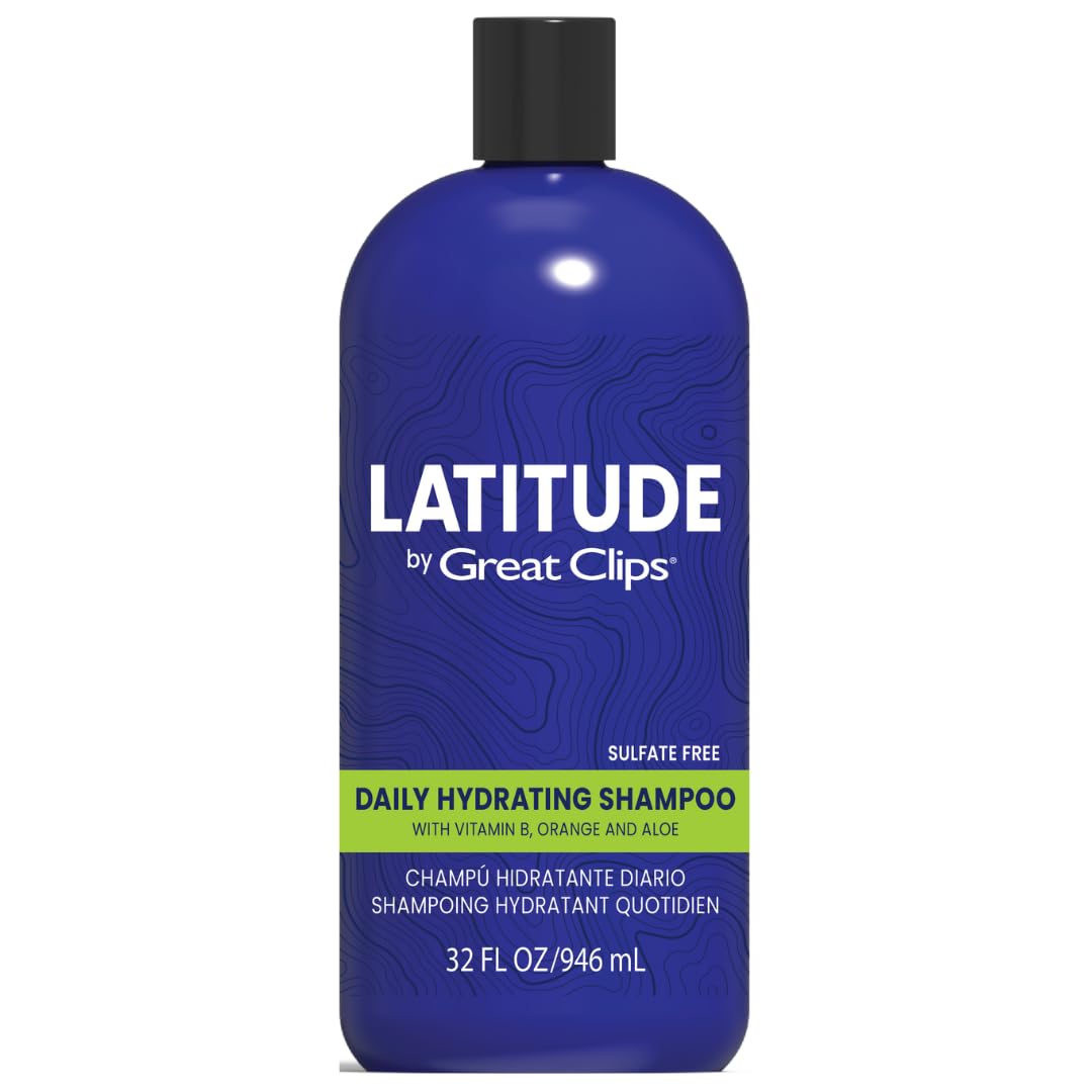 GREAT CLIPS Latitude Daily Hydrating Shampoo – Full, Healthy Hair for All Hair Types | 32oz