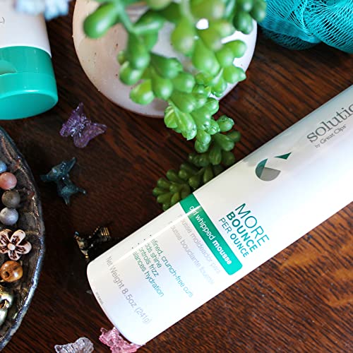 GREAT CLIPS Solutions Curl Whipped Mousse 8.5oz | Define & Enhance Curls | Wavy to Curly Hair