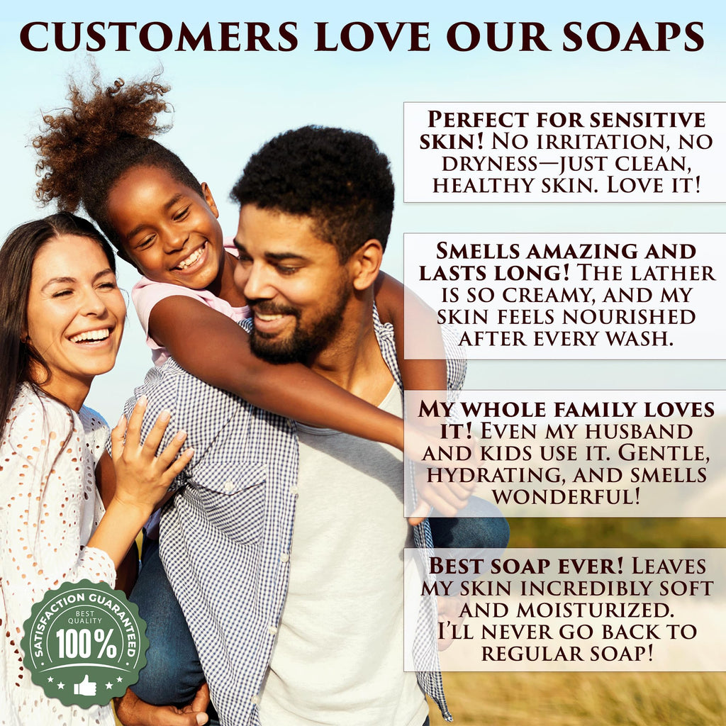 Goat Milk & Olive Oil Bar 3-Pack – Mango Papaya | The Grecian Soap Company | USA Made