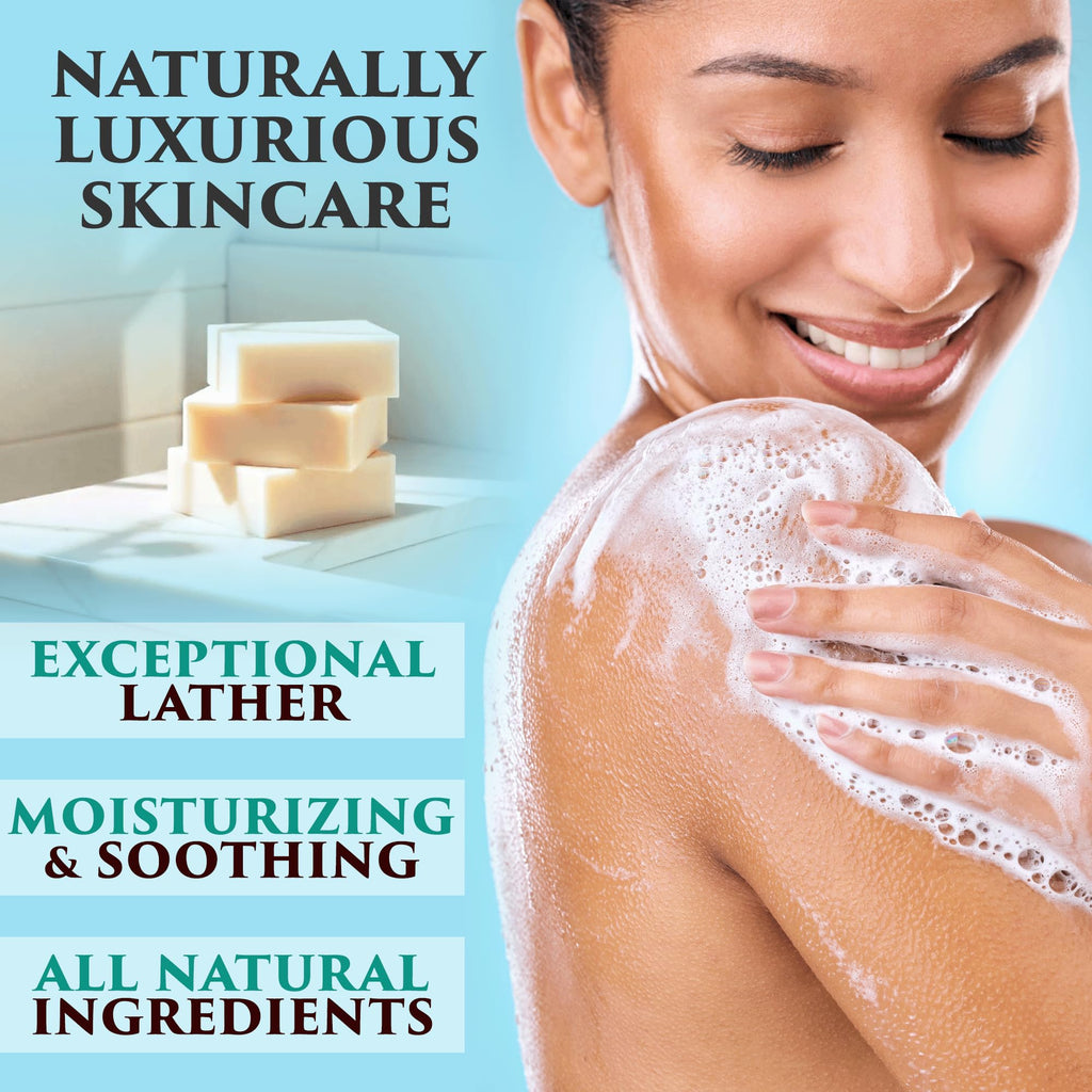 The Grecian Soap Company Goat Milk & Olive Oil Soap Bar – Lavender 3-Pack