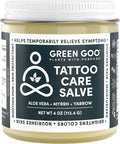 Green Goo Tattoo Care – Natural Aftercare Ointment with Aloe, Myrrh & Yarrow (4 oz)