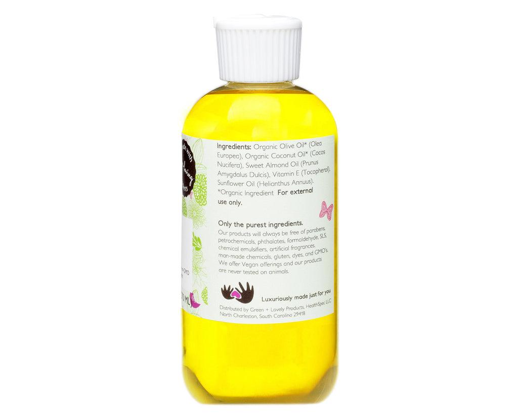 Green + Lovely Better Than Butter Belly Oil | Pregnancy Stretch Mark Prevention and Skin Elasticity (9 oz Lavender)