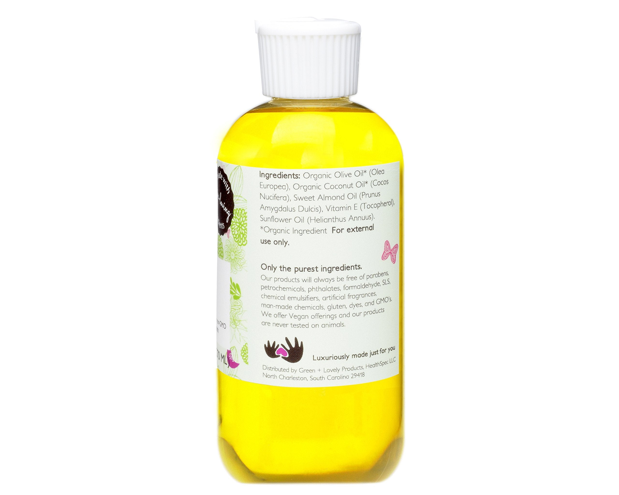Green + Lovely Better Than Butter Belly Oil | Pregnancy Stretch Mark Prevention and Skin Elasticity (9 oz Lavender)