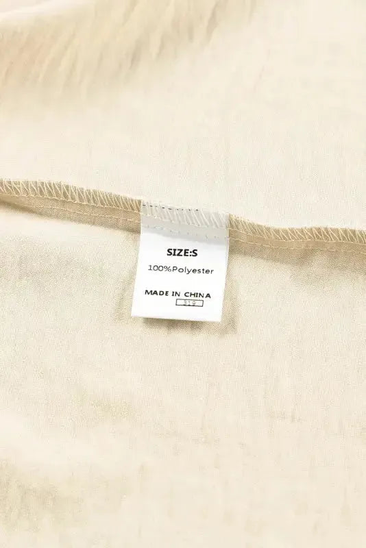 Smocked Wrist Top Long Sleeve Shift Loose Fit