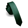 Green Skinny Silk Tie