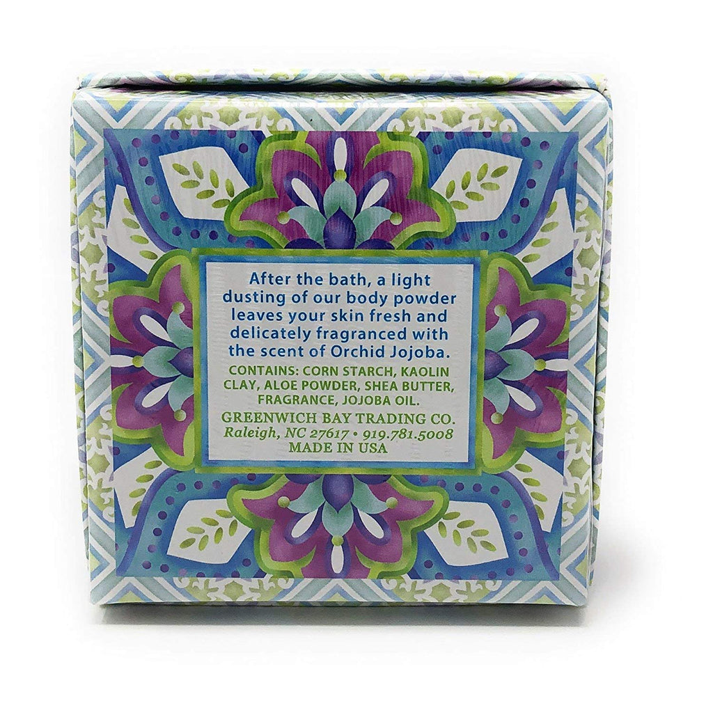 Greenwich Bay Dusting Powder Set of Two – Orchid Jojoba, Fresh Botanical Scent