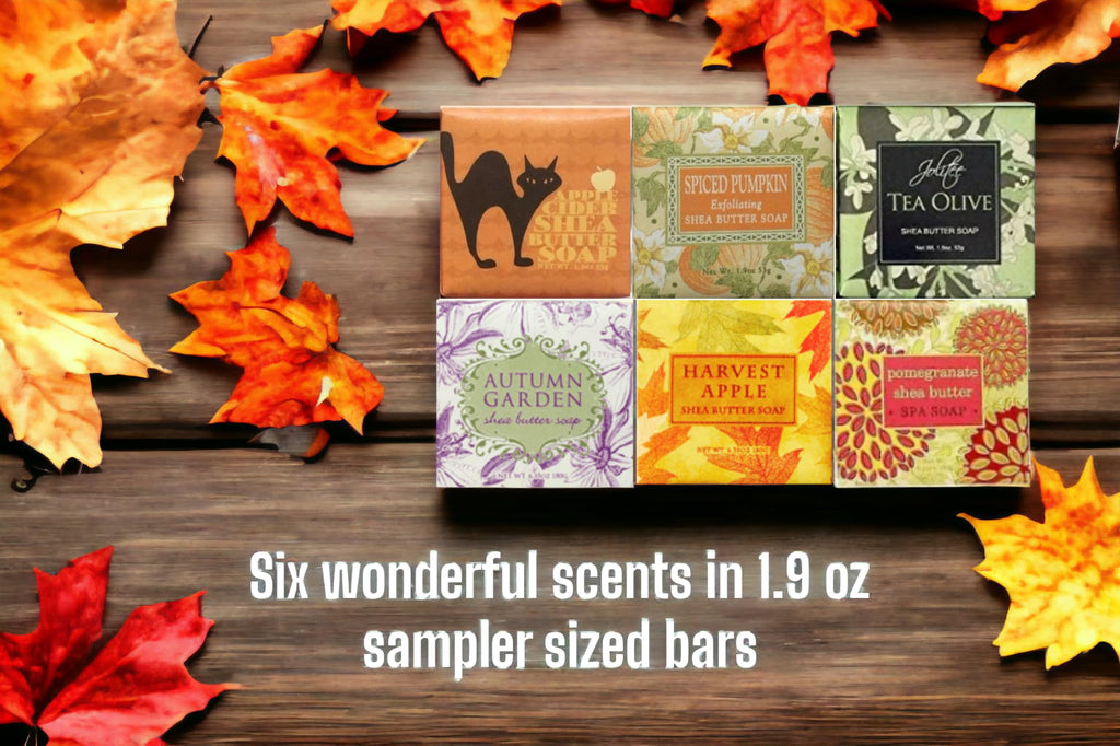 Greenwich Bay Trading Company Spring Garden Bloom Floral Shea Butter Soap Gift Set – 6 x 1.9oz