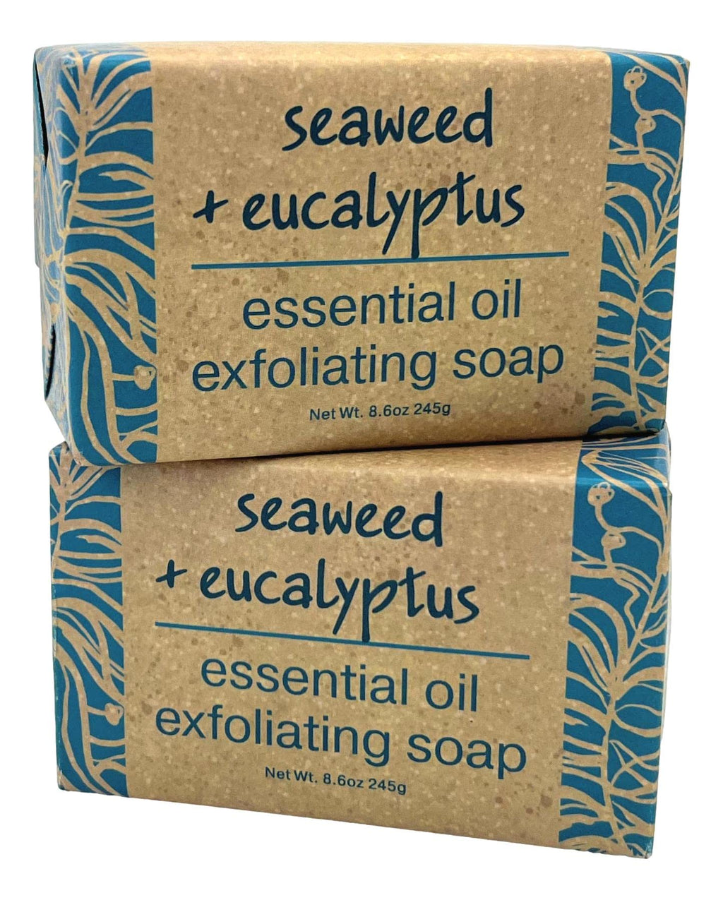 Greenwich Bay Seaweed & Eucalyptus Exfoliating Bath Bar — Set of 2 (8.6 oz each)
