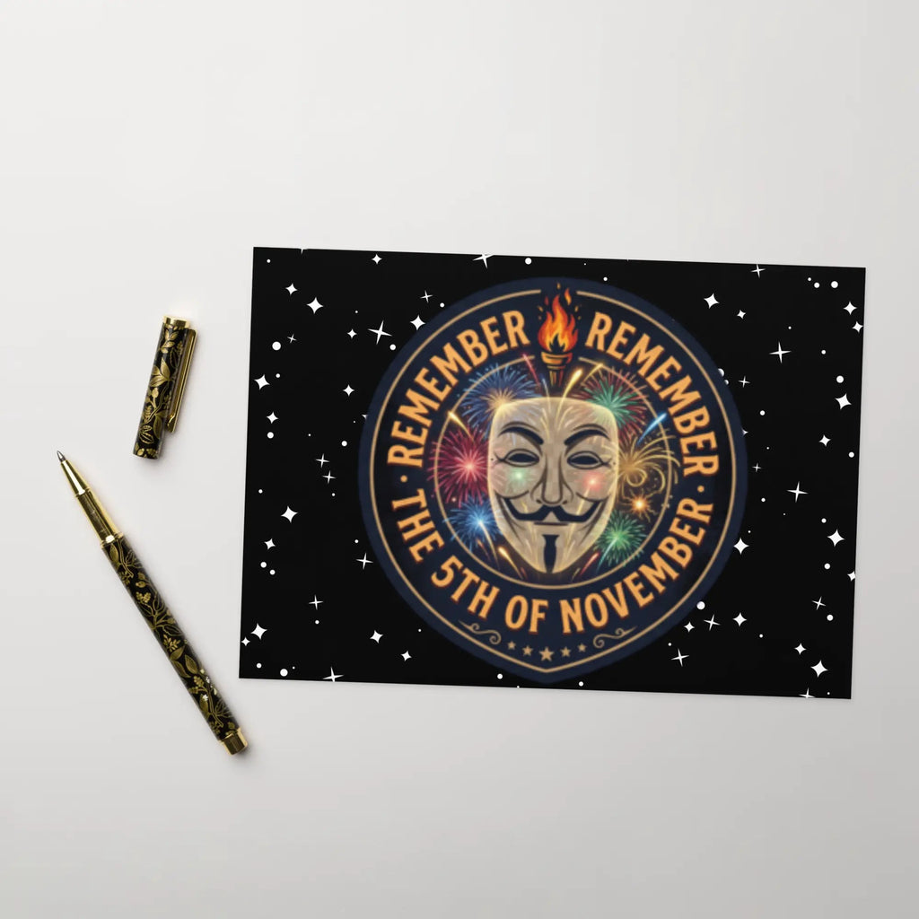 Guy Fawkes Greeting card