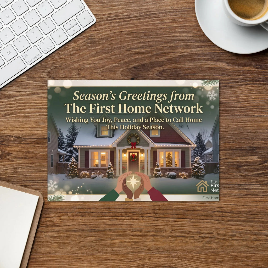 First Home Seasonal Holidays Christmas Greeting card