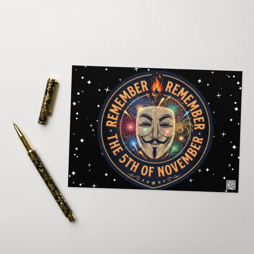 Guy Fawkes Greeting card