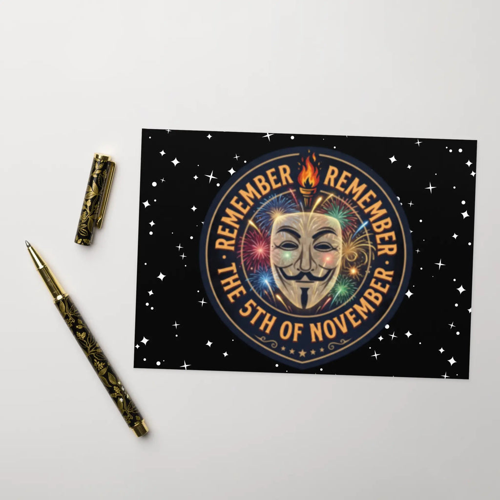 Guy Fawkes Greeting card