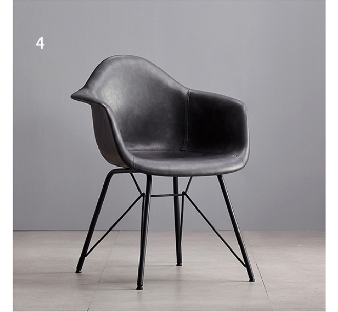 Bobby Dining Chair, Distressed Leather