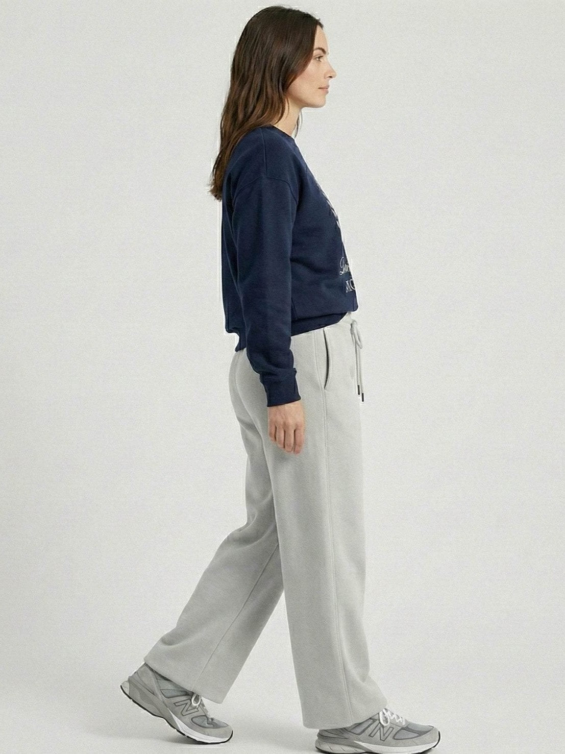 Silver Shine Wide-Leg