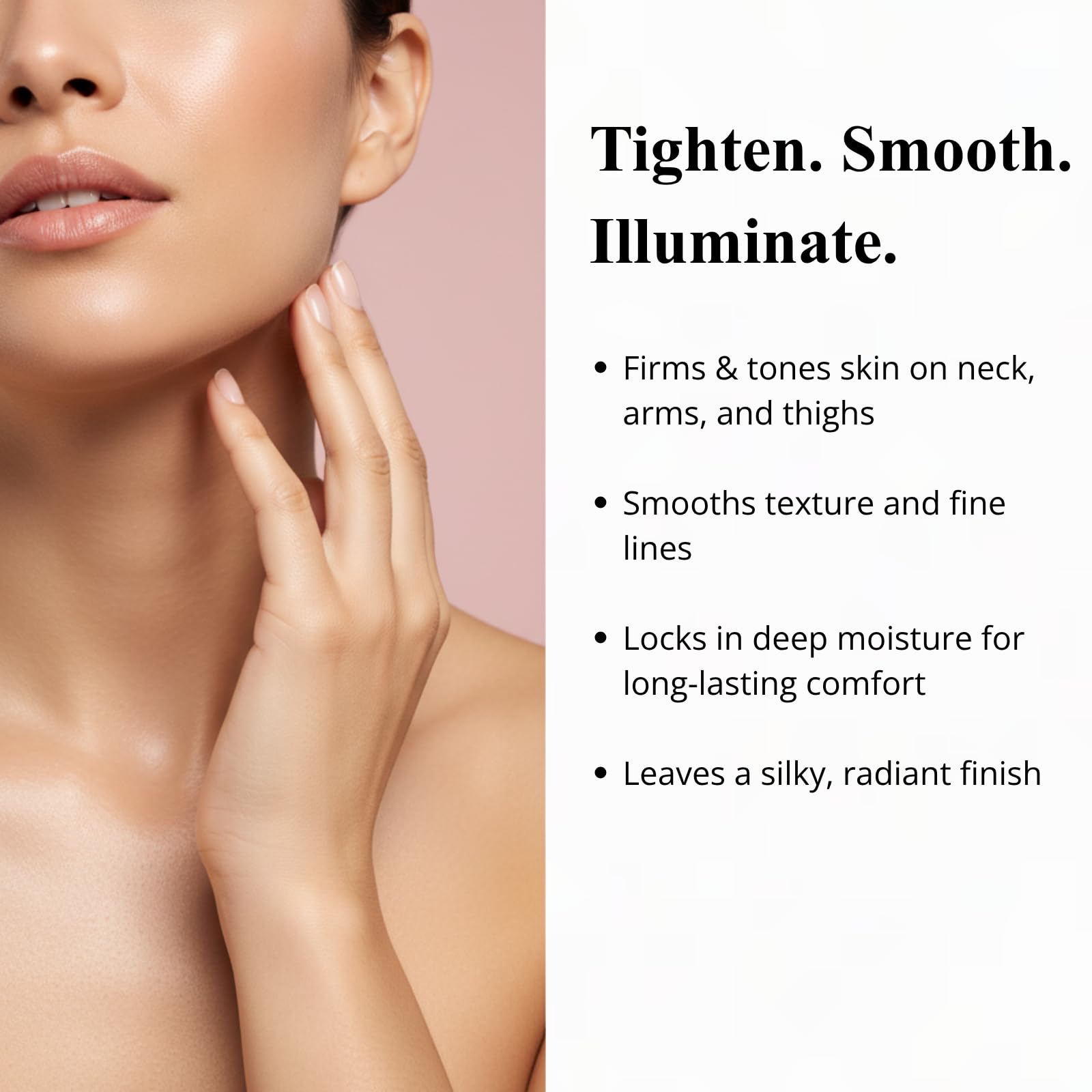 GROEI Glossy Anti-Wrinkle & Firming Body Serum - 100ml | Hyaluronic Acid, Peptides