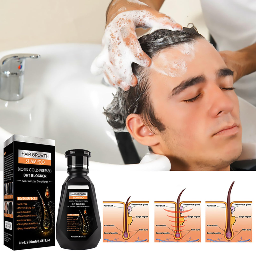Grospe Hair Care Essential Oil Set – Hair Growth Shampoo & Ginger Essence Oil