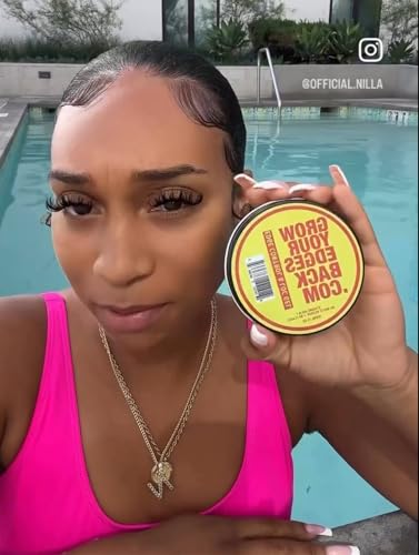 Grow Your Edges Back Edge Control & Loc Gel — 24H Hold, No Flakes, Moisturizing for All Hair & Locs