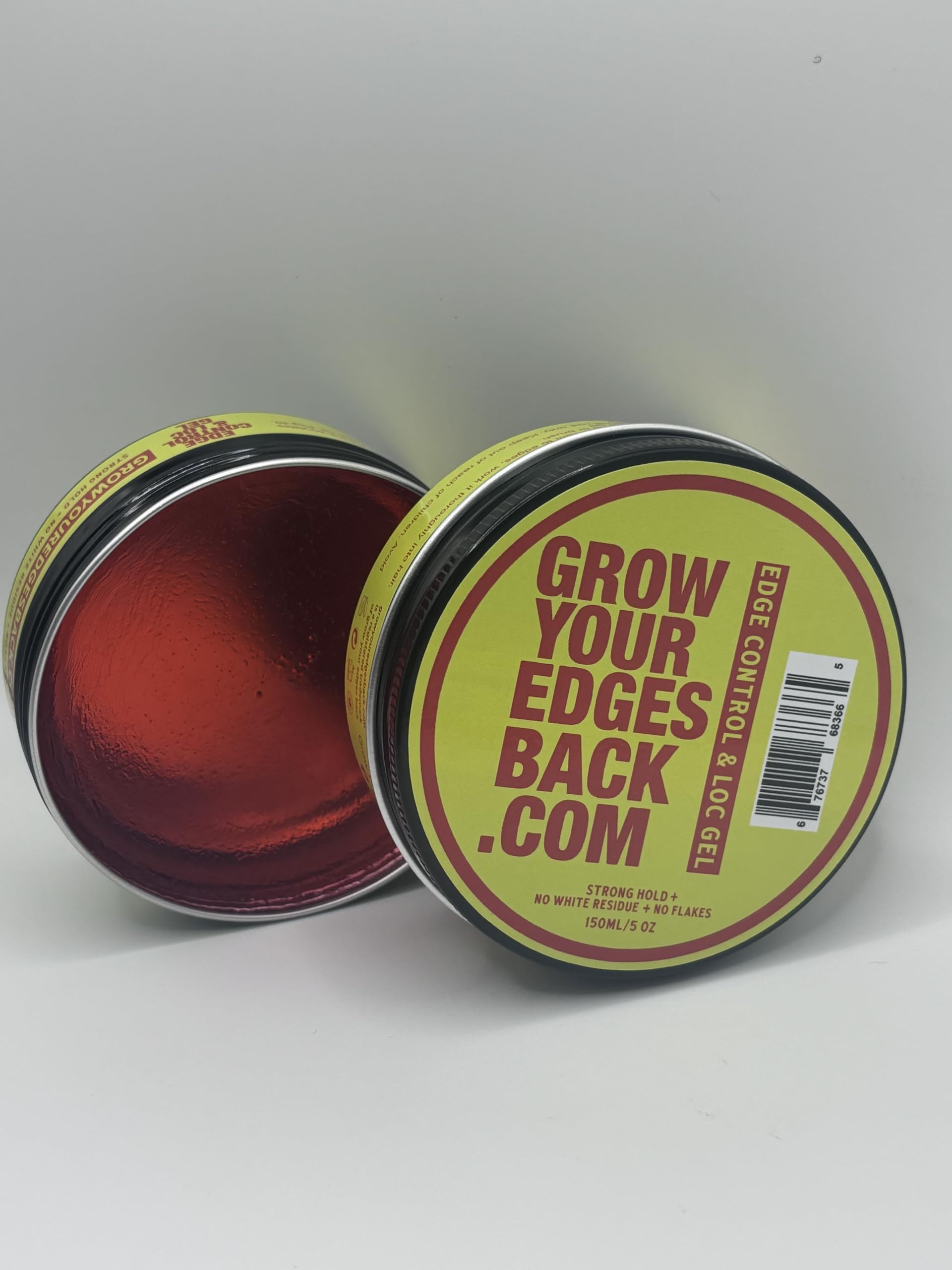 Grow Your Edges Back Edge Control & Loc Gel — 24H Hold, No Flakes, Moisturizing for All Hair & Locs
