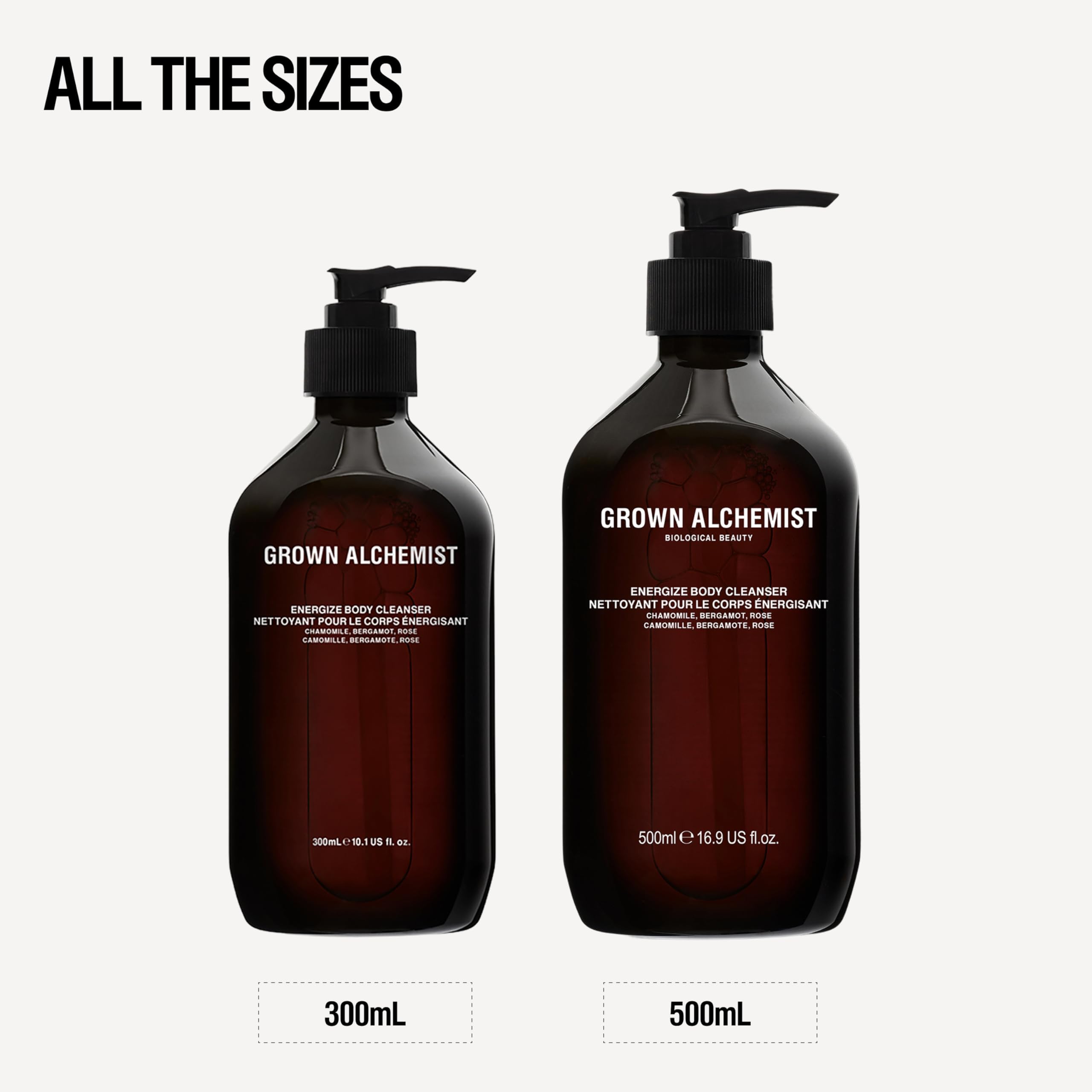 Grown Alchemist Energize Body Cleanser – Chamomile, Bergamot & Rose Hydrating Body Wash (300 ml)