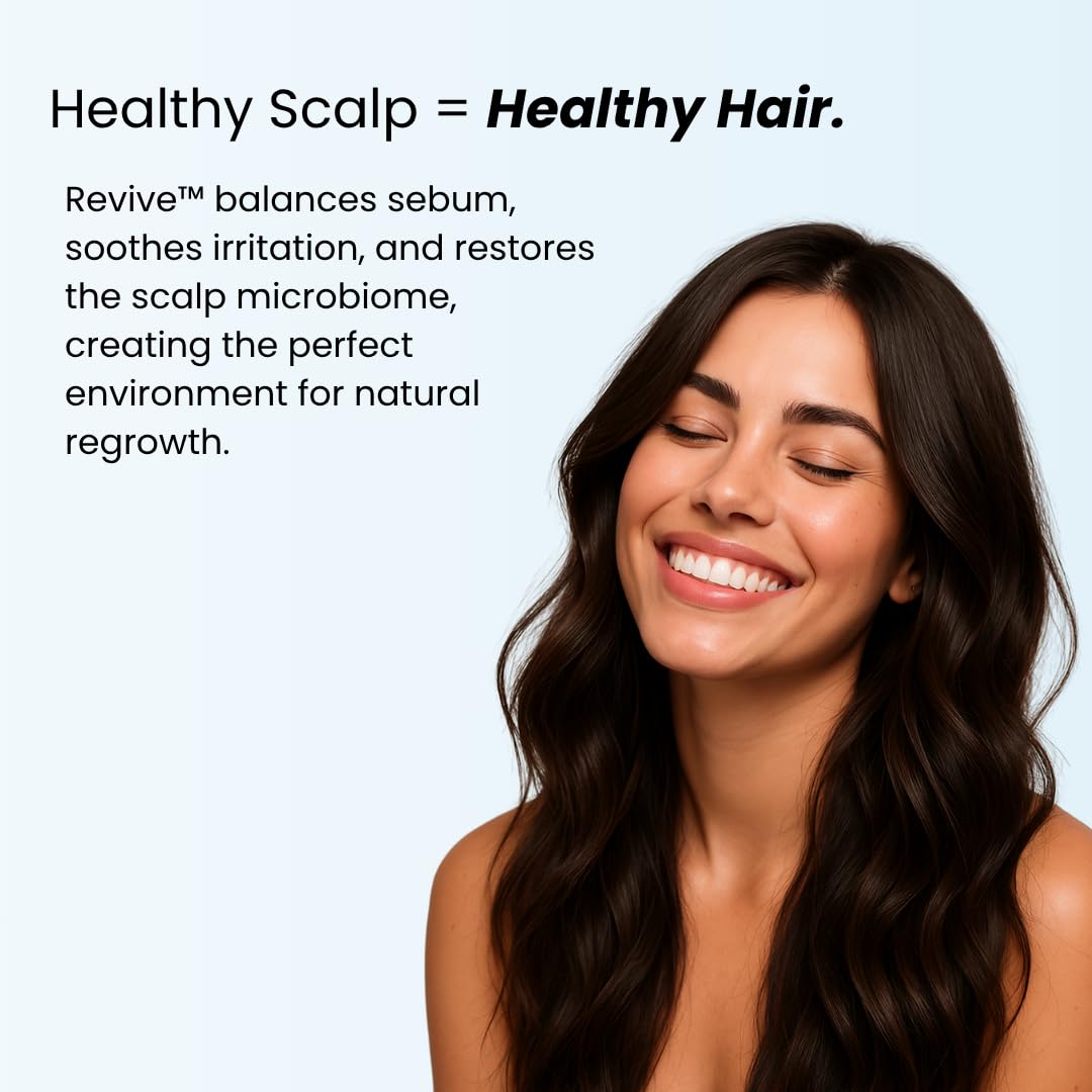 Growplex Revive Hair Strengthening Shampoo – Biotin, Caffeine & Rosemary for Fuller-Looking Hair | 250ml