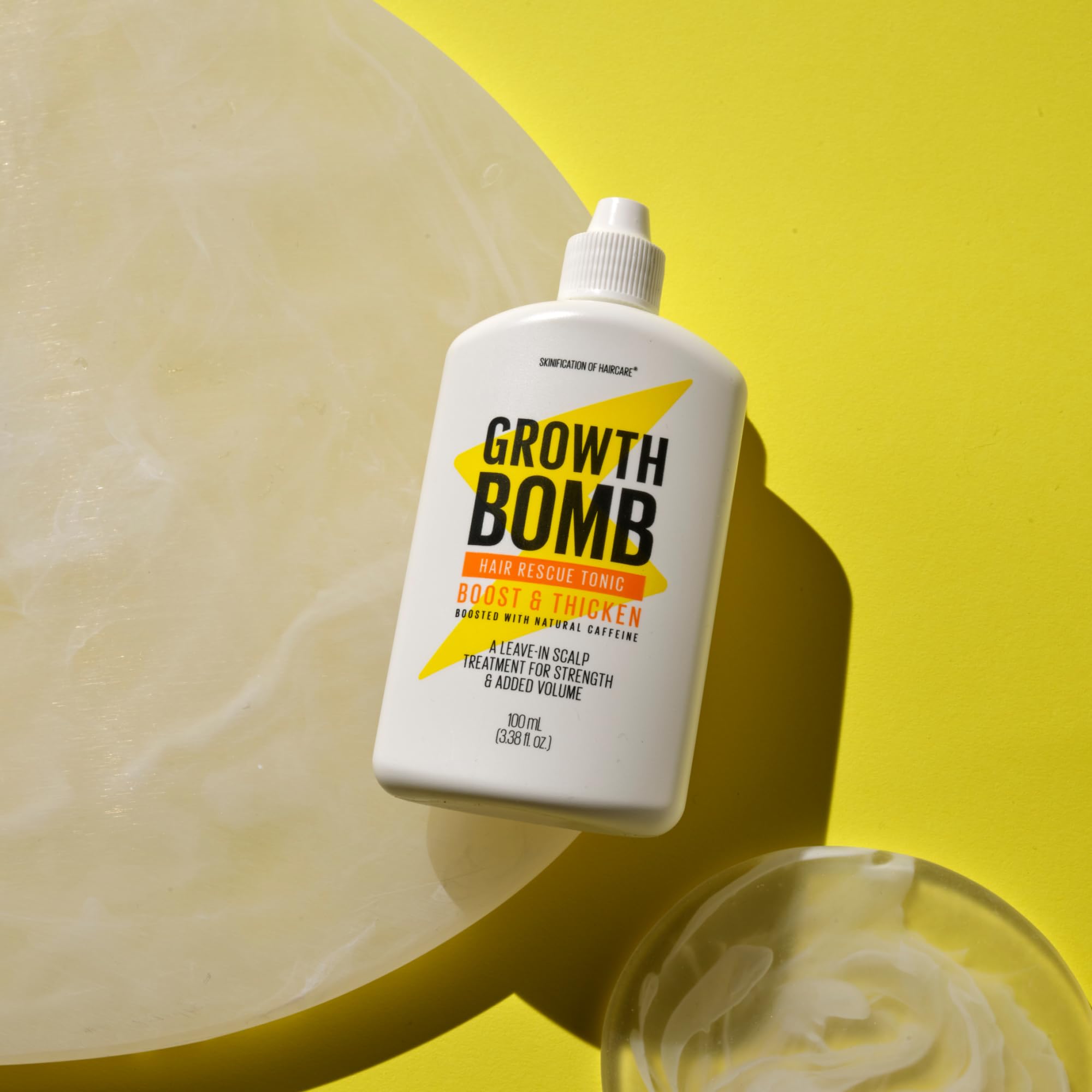 Growth Bomb Hair Rescue Tonic – Daily Root Serum with Natural Botanicals for Thicker-Looking Hair