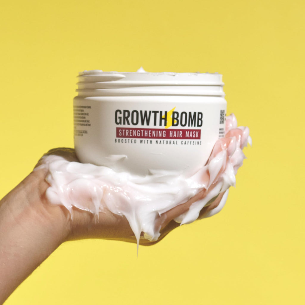 GROWTH BOMB Strengthening Hair Mask – Deep Conditioning for Damaged Hair (235 ml)