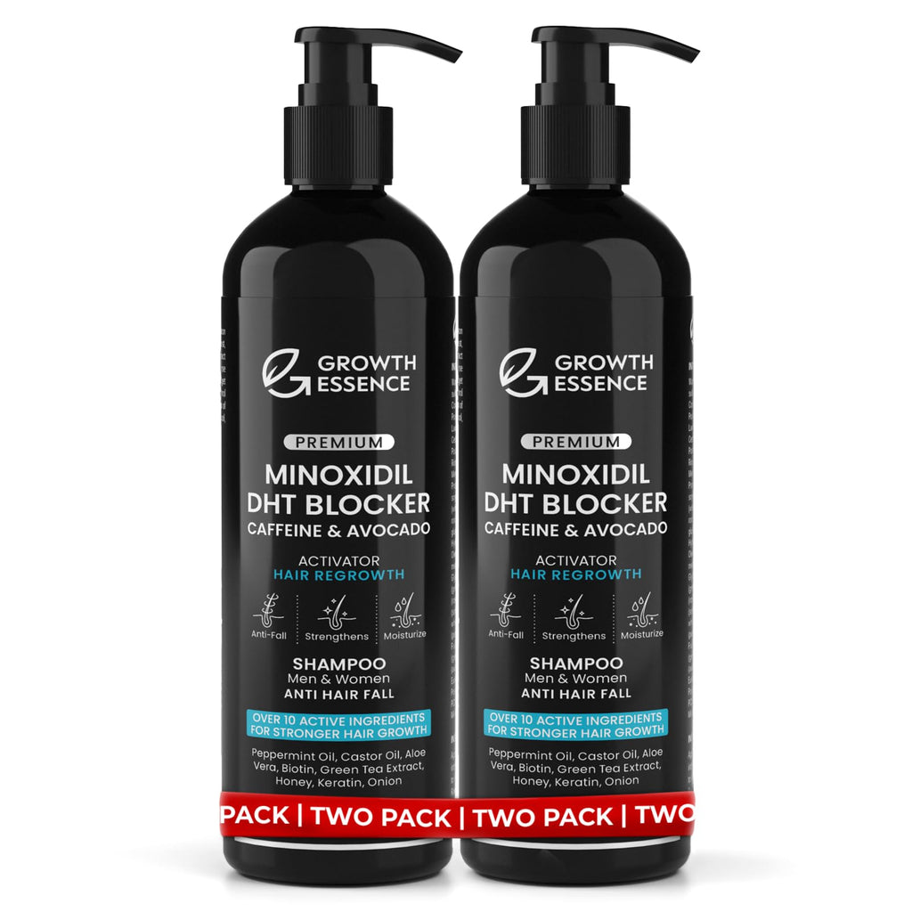 Growth Essence Twopack Thickening Hair Regrowth Shampoo – Minoxidil & Biotin