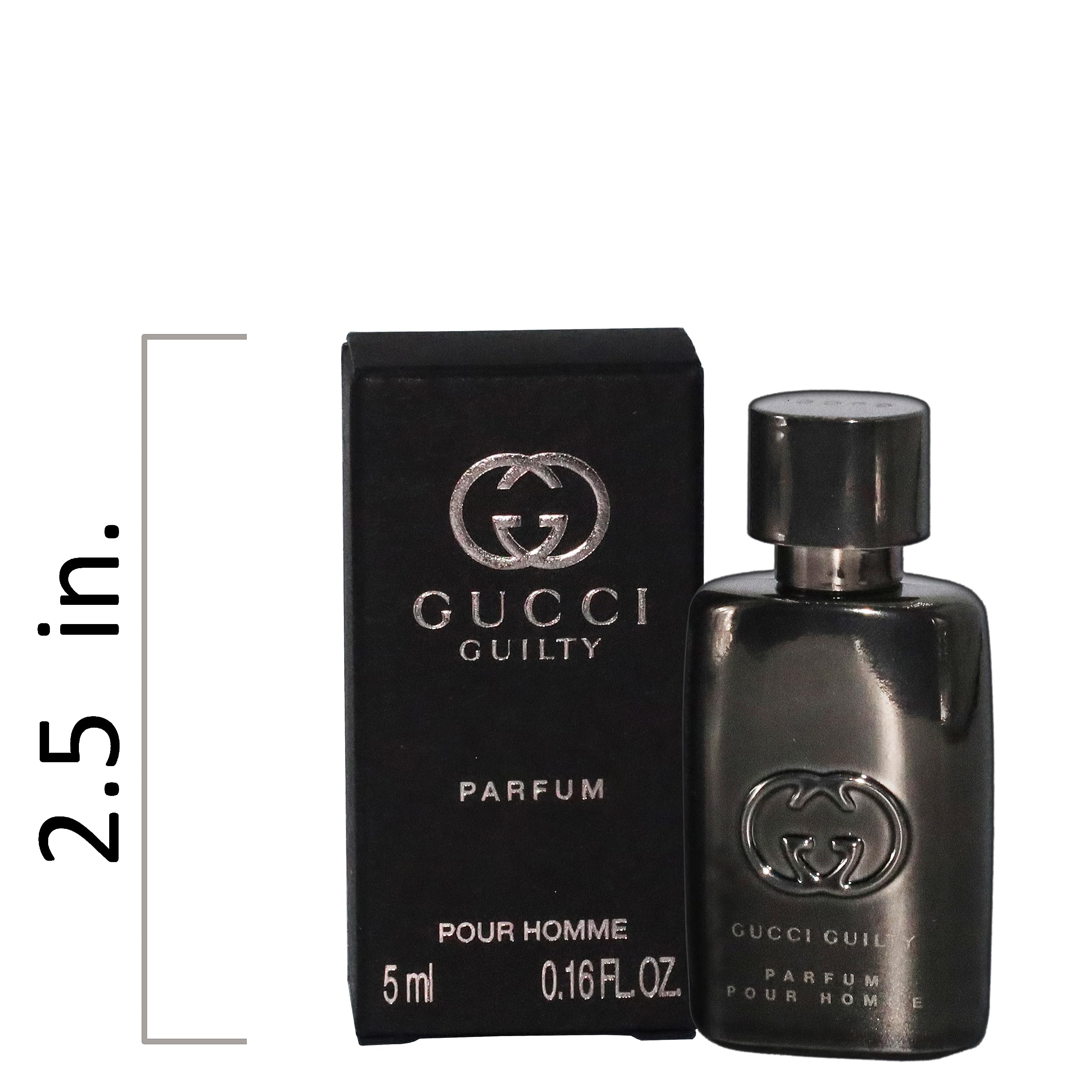 Gucci Guilty for Men Eau de Parfum Mini Splash 0.16 fl oz – Travel Size Luxury