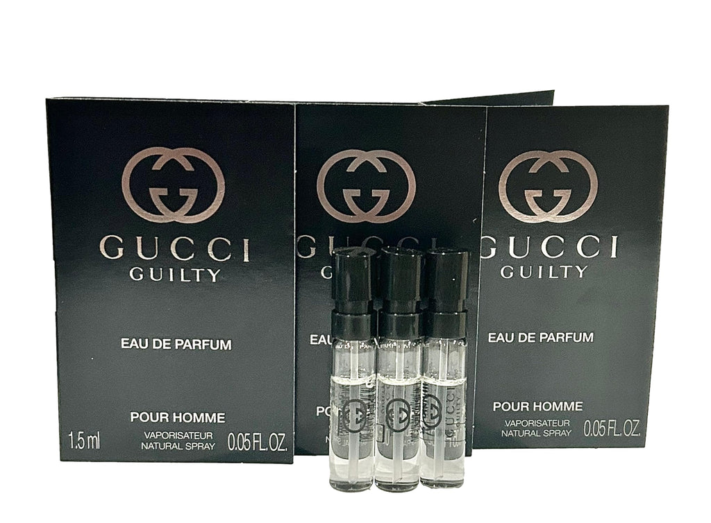 Gucci Guilty PARFUM Sample Set for Men – 3 x 1.5 ml Travel Sprays