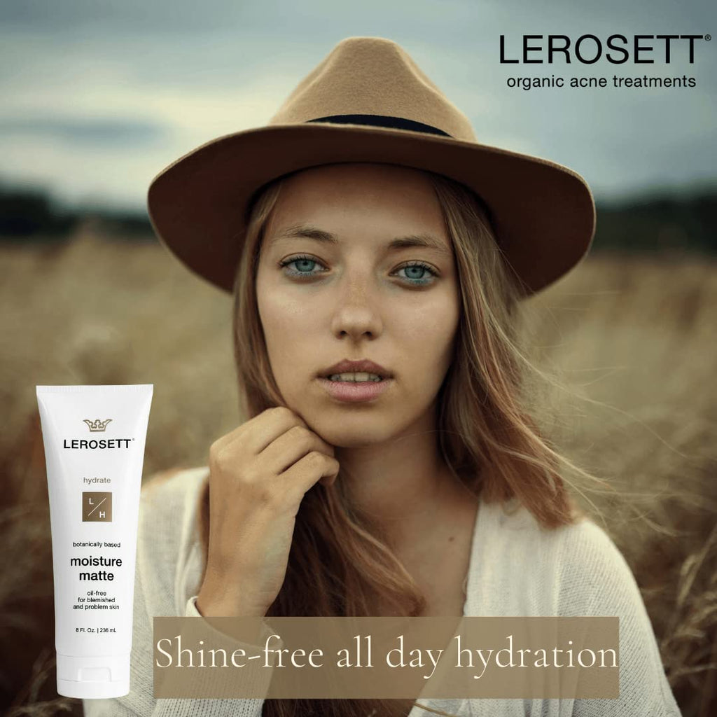 Gunilla Of Sweden LEROSETT Oil-Free Moisturizer — Matte Hydration for Oily & Sensitive Skin (3 oz)