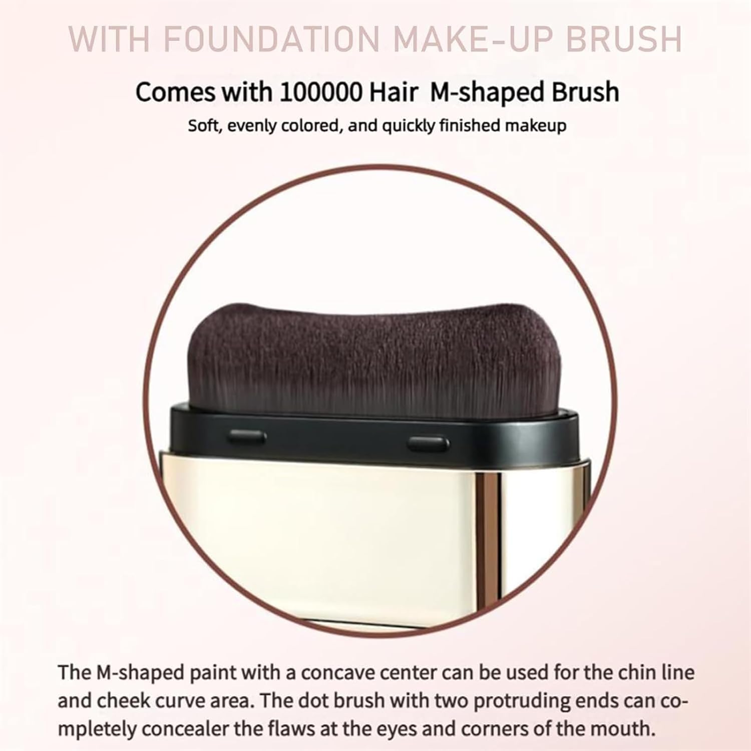 Gymfber Korean Foundation Stick – Dual-Head Brush, Longwear Waterproof Foundation (#2 Natural)