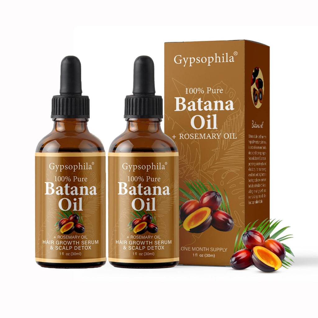 Gypsophila Batana Oil for Hair Growth – 100% Pure, Scalp Nourishment (2 Pack)