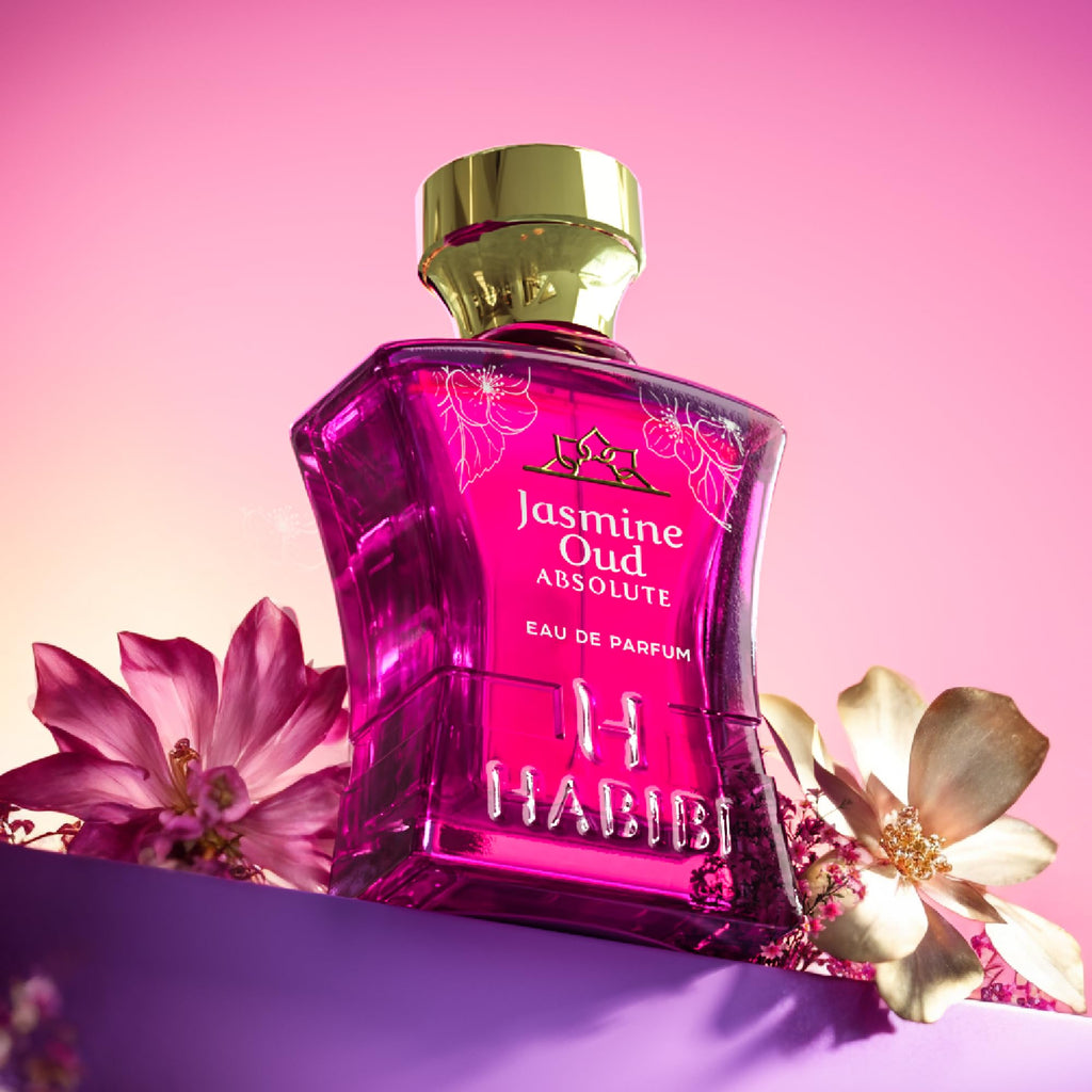 H HABIBI Jasmine Oud Absolute – Long-Lasting Arabian Perfume for Women, 75ml