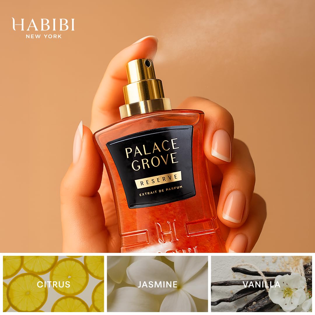 H HABIBI Palace Grove Perfume – Unisex 2.5 oz with Mandarin & Vanilla