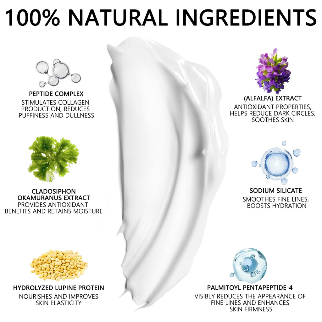 HACIRFE Elegacell Temporary Eye Tightener Cream – Instant Firming, Smooth Fine Lines, 1 oz