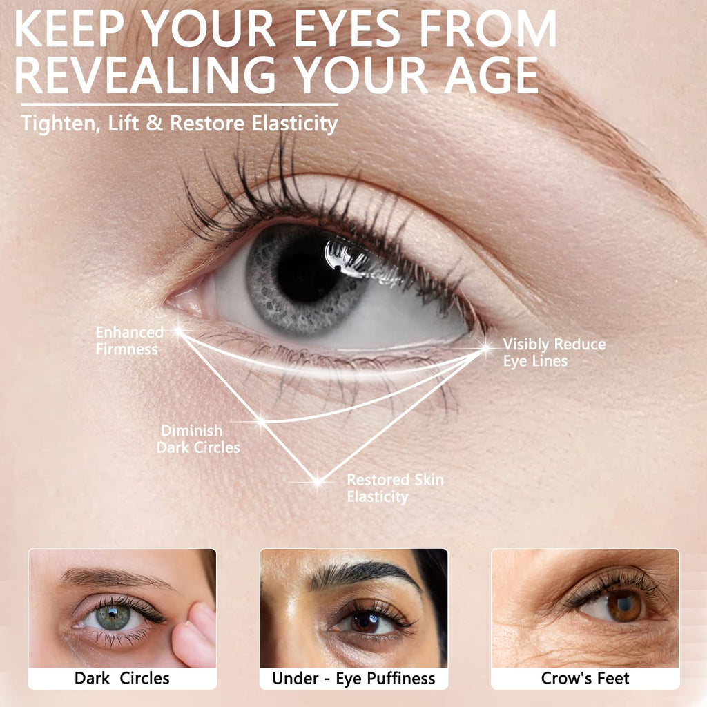 HACIRFE Elegacell Temporary Eye Tightener Cream – Instant Firming, Smooth Fine Lines, 1 oz