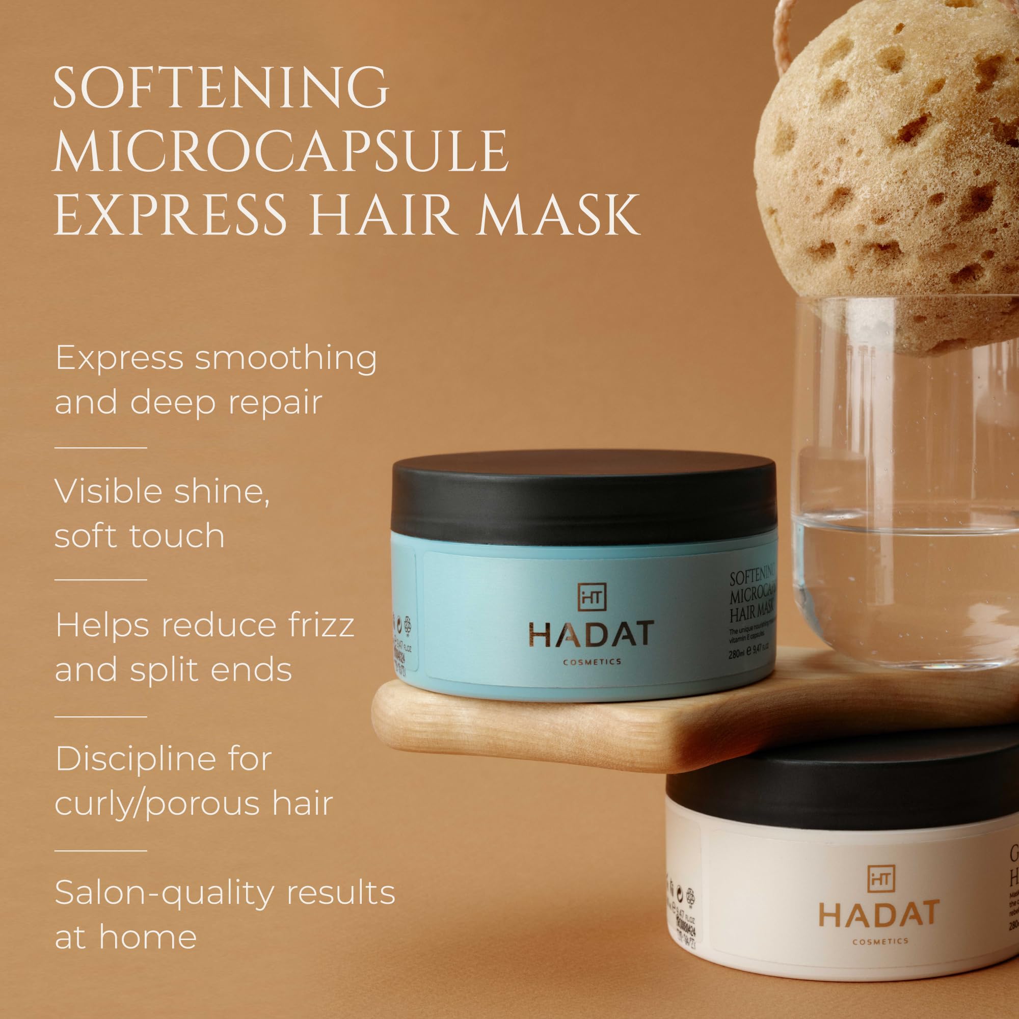 HADAT Express Hair Mask – Microcapsule Smoothing & Lamination (9.47 oz)