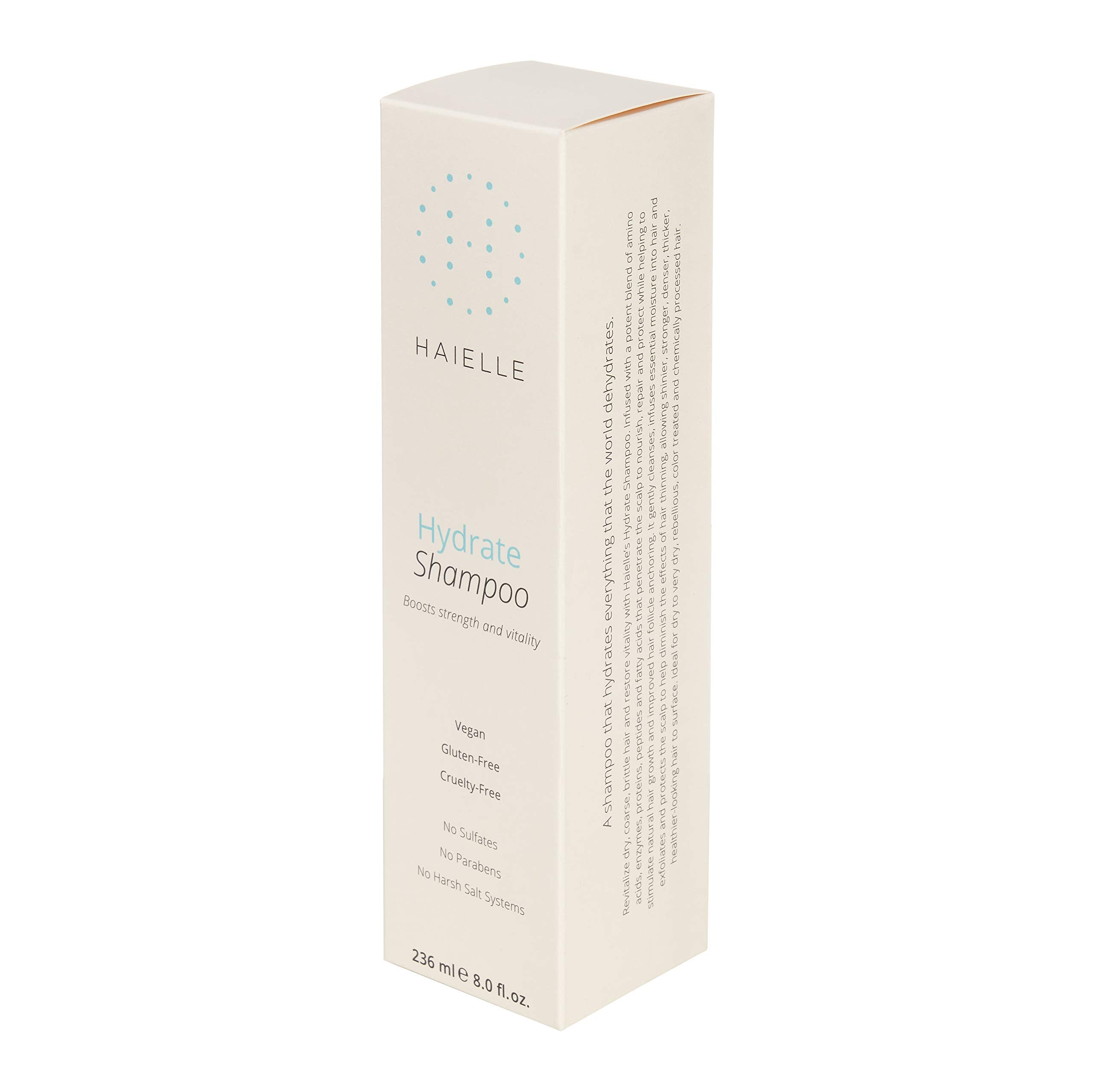 HAIELLE Hydrate Shampoo – 236 ml | Vegan, Cruelty-Free, Sulfate-Free Hydration