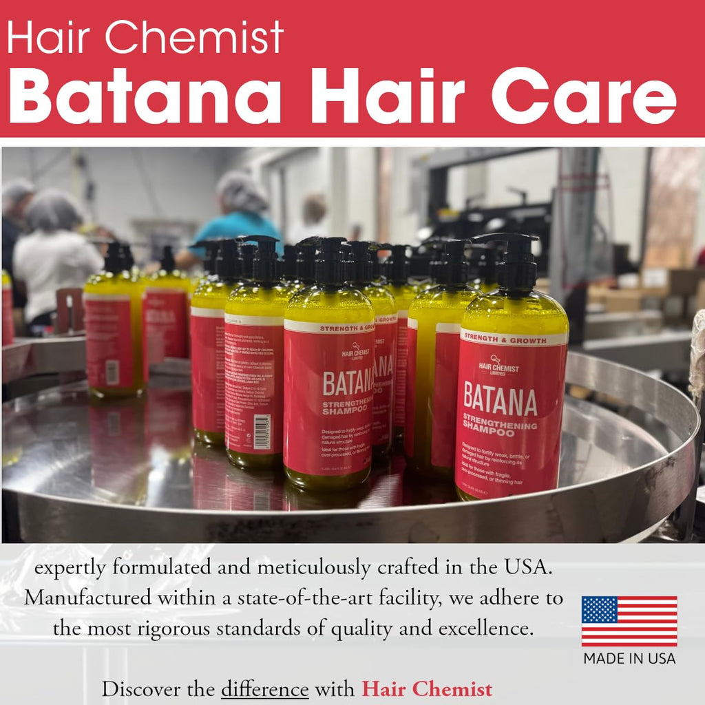 Hair Chemist Batana Strengthening Shampoo 33.8 oz | Strengthen & Nourish Hair