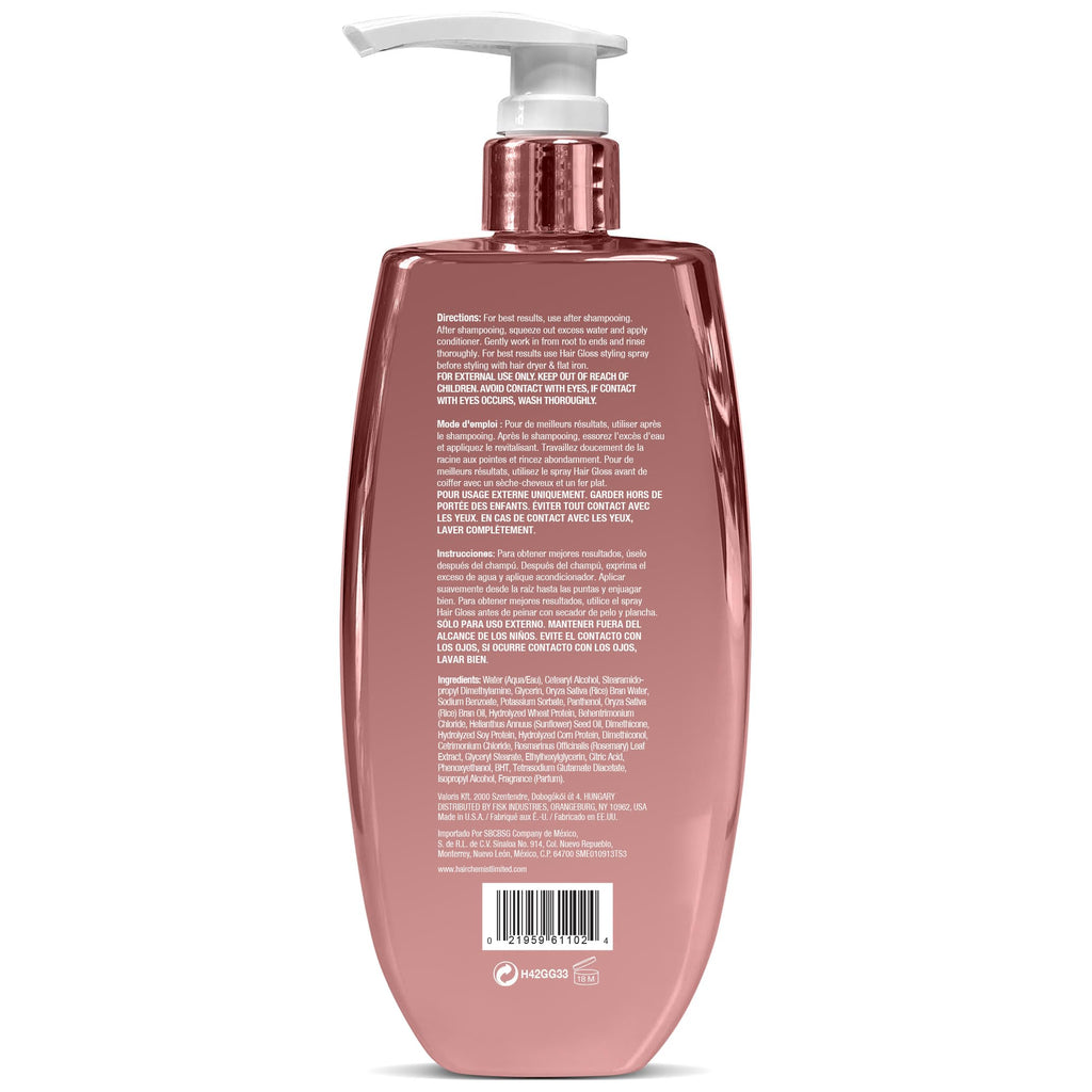Hair Chemist Hair Gloss Liquid Glass Conditioner 33.8 oz – Frizz Control & Shine