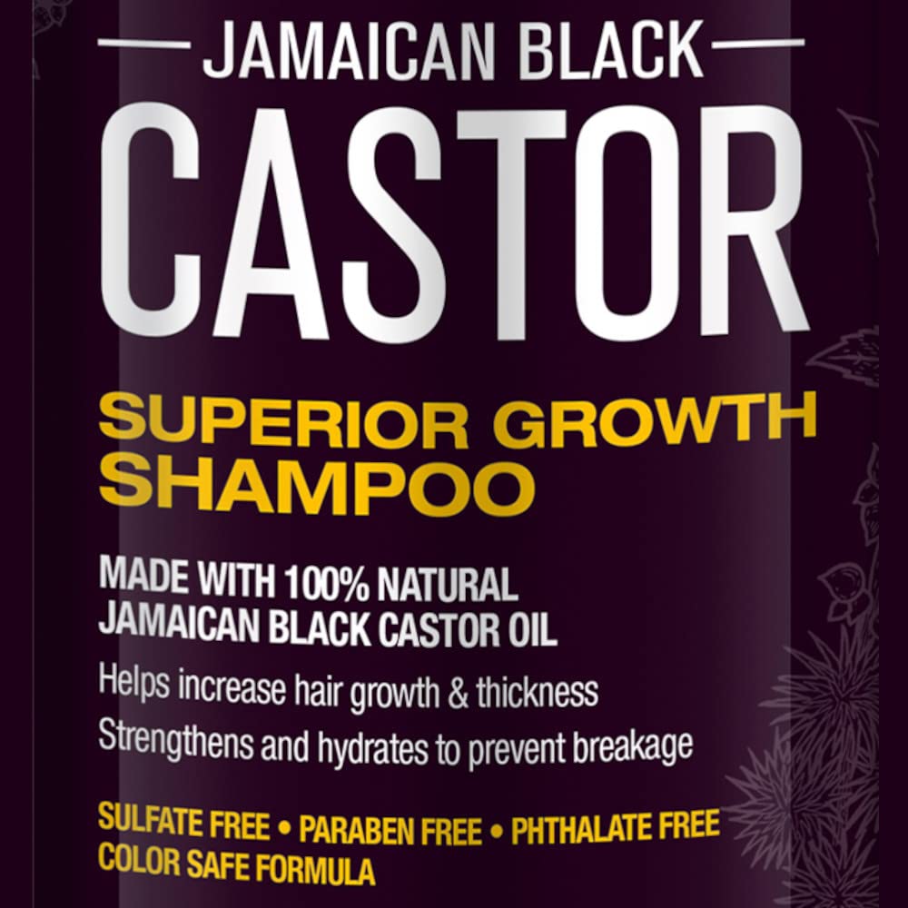 Hair Chemist Superior Growth Jamaican Black Castor Shampoo & Conditioner 33.8oz – 2-Piece Set