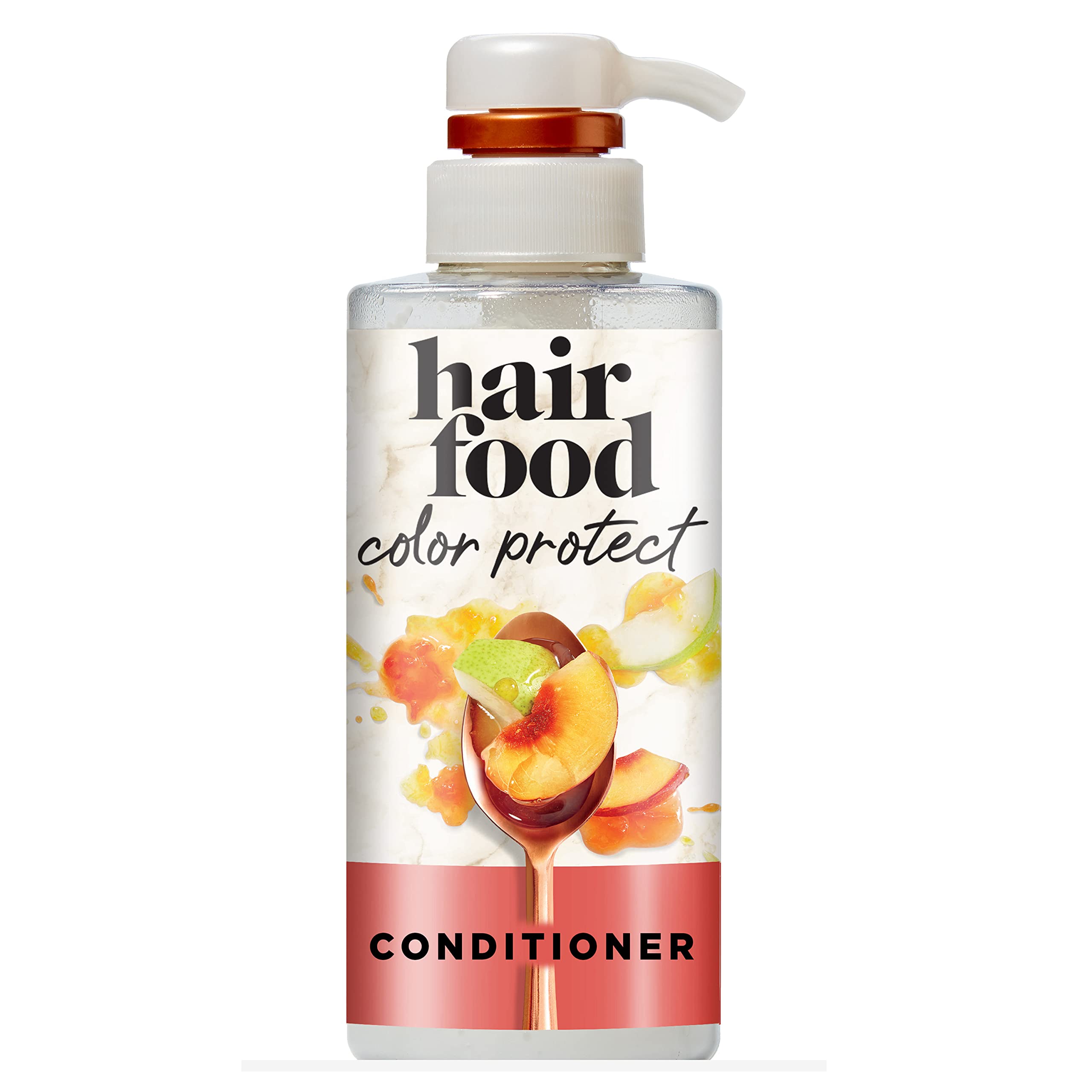 Hair Food White Nectarine & Pear Color Protect Conditioner – 10.1 fl oz for Color-Treated Hair