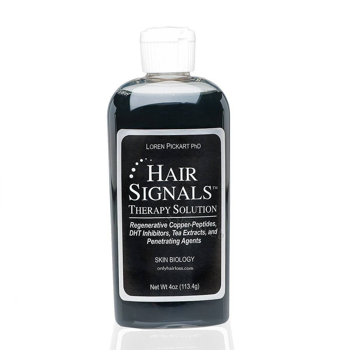 Hair Signals Copper Peptides Therapy Solution for Hair Loss by Dr. Pickart (4 oz)