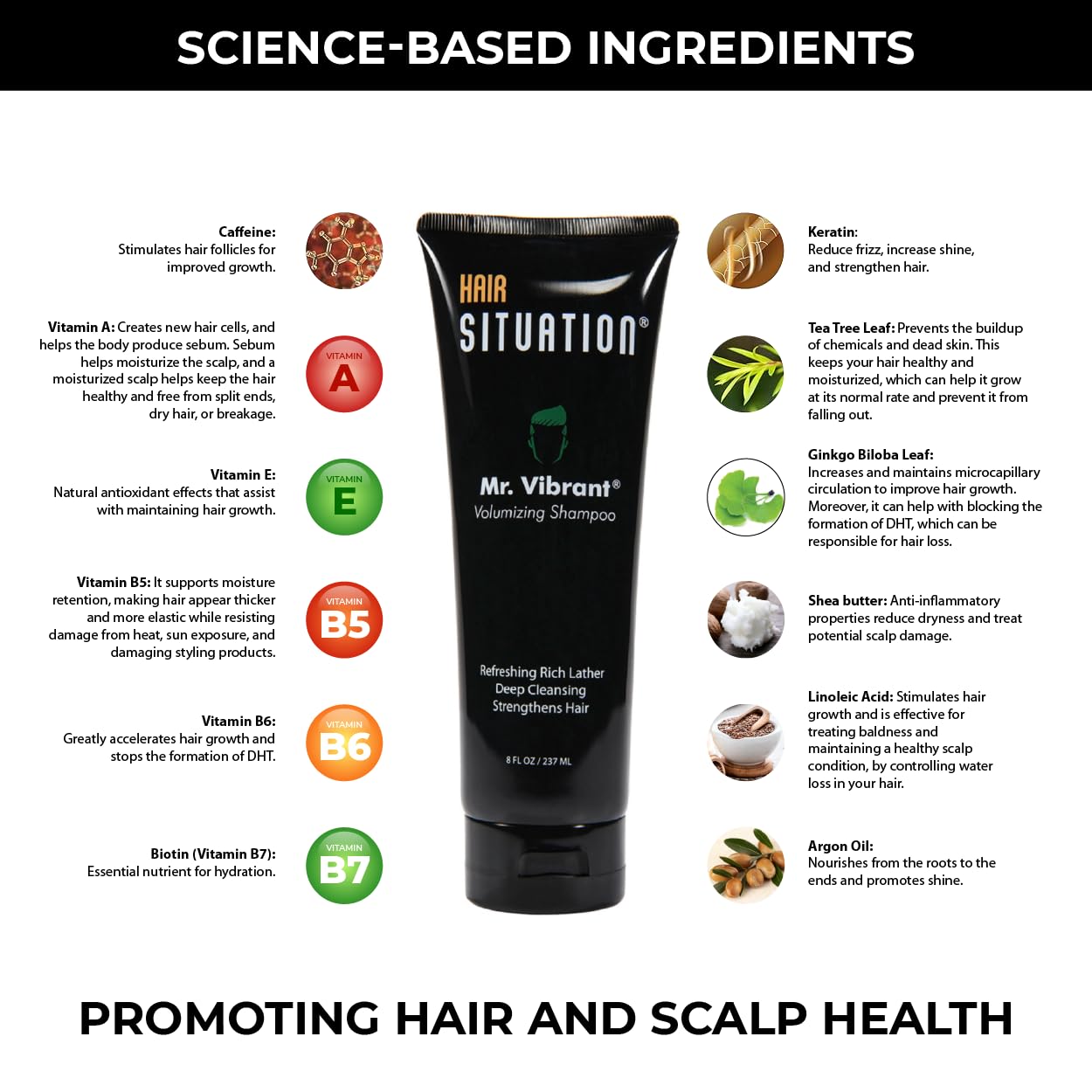 Hair Situation Mr. Dapper Matte Look – Strong Hold & Anti-Humidity Shield | Mr. Vibrant Volumizing Shampoo