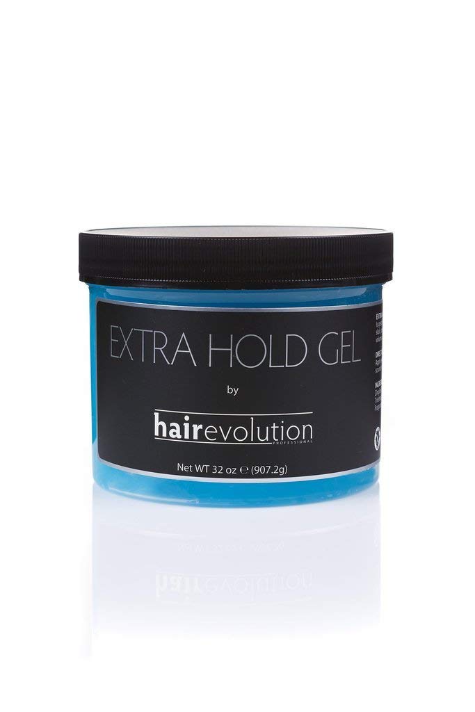 Hairevolution Extra Hold Alcohol-Free Gel 32 oz – Strong Hold, Alcohol-Free